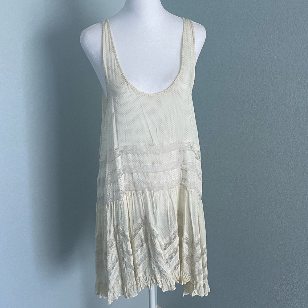 Free People asymmetrical trapeze dress size L